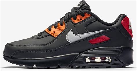 nike air max 90 zwart leer heren